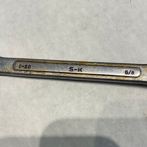 S-K C-20 5/8” Combination Wrench Alloy Forged In USA - Picture 4 of 5